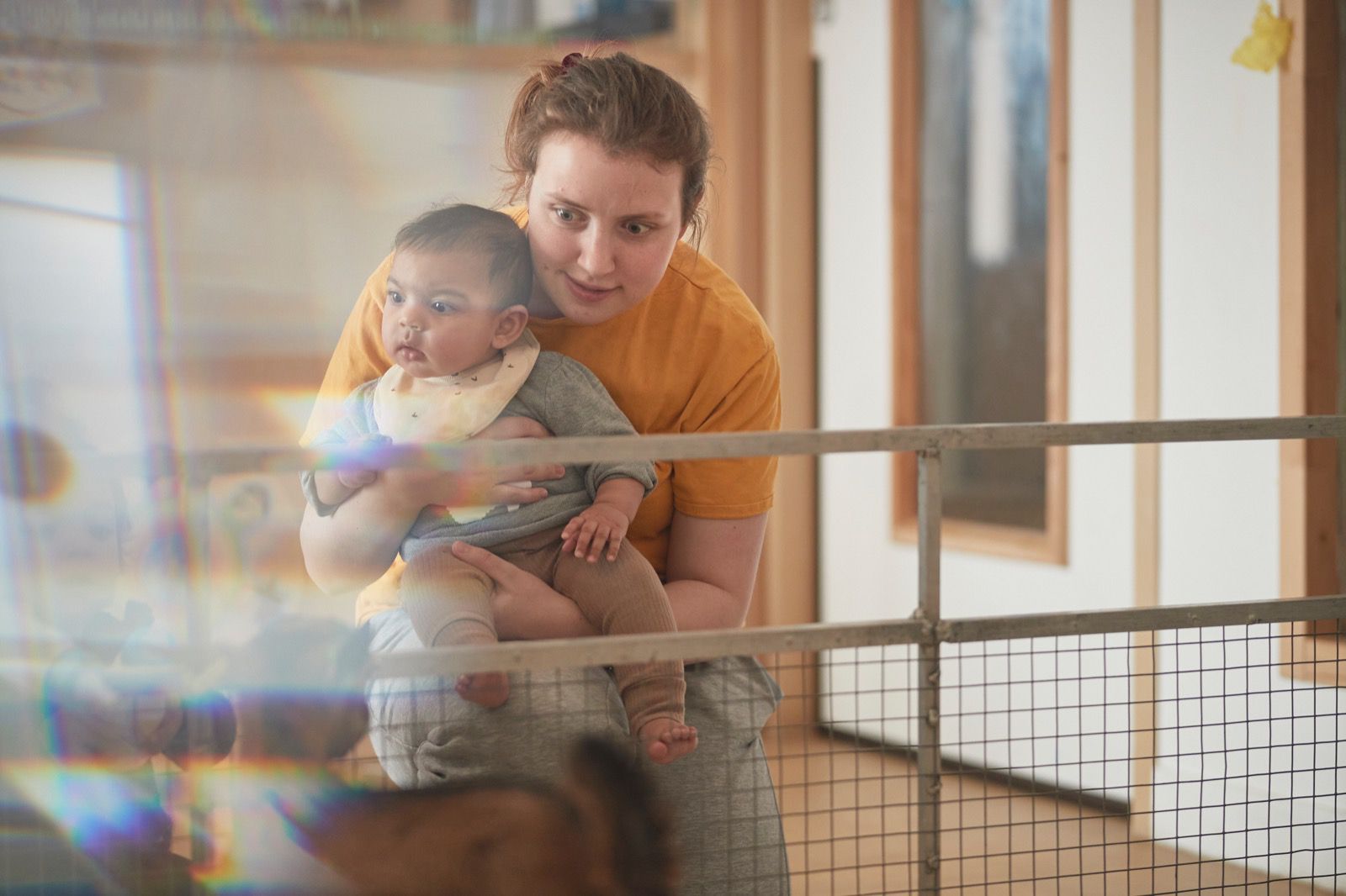 Enfant en éveil sensoriel